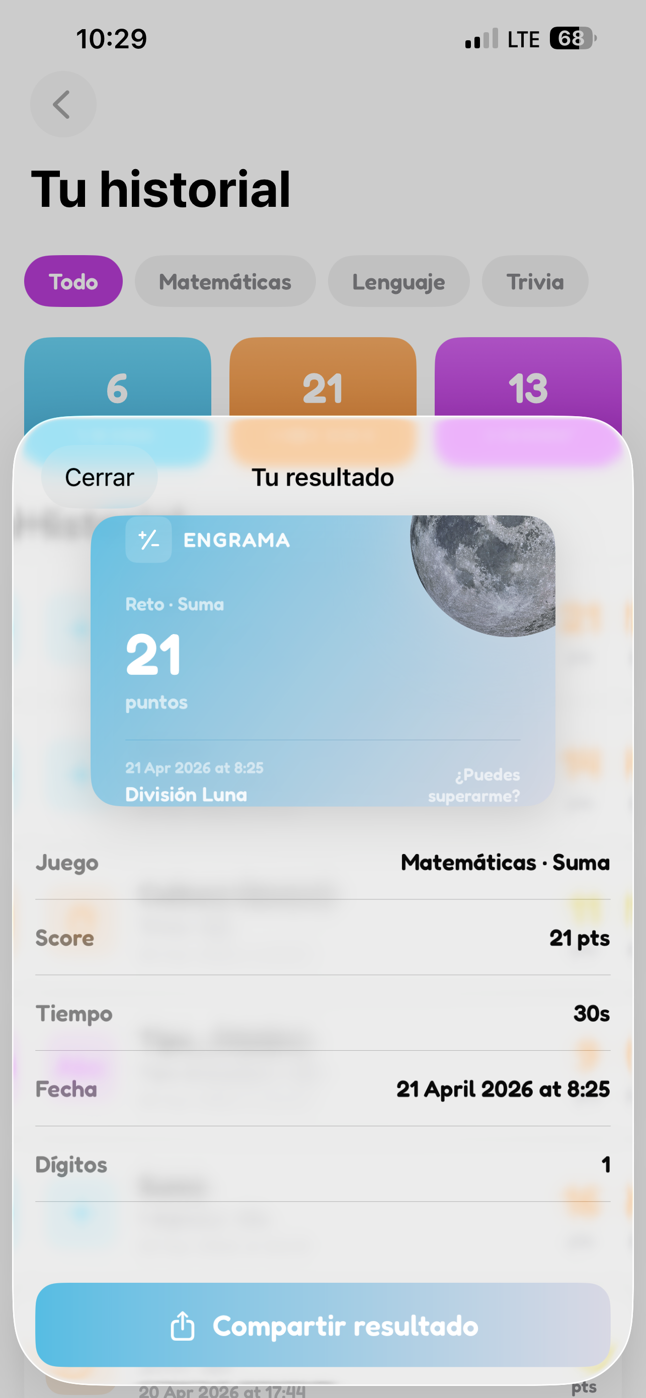 Share card